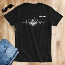 Load image into Gallery viewer, Eat Sleep Darts T-Shirt For Women – Funny Darts Team Shirt | Custom Darts Apparel Uniform | Black TDM3922