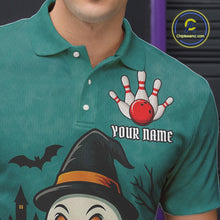 Load image into Gallery viewer, Funny Ghostly Beer Bowling Halloween Shirt For Men Custom Bowling Team Jersey Outfit TDM4945