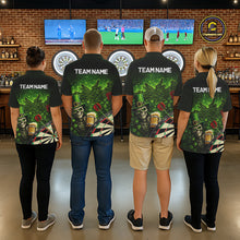 Load image into Gallery viewer, St Patrick Day Skull Darts Shirt Pocket Option For Women Custom Darts Jersey TDM5700