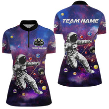 Load image into Gallery viewer, Personalized Galaxy Astronaut Billiard Balls 3D Printed Shirt For Women Custom Funny Billiard Apparel TDM2016