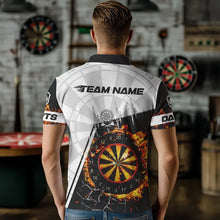 Load image into Gallery viewer, Personalized Dartboard Fire Break Glass Dart Shirts For Men Darts Jerseys TDM3607