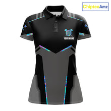Load image into Gallery viewer, Personalized Holographic Darts Jersey Custom Darts Shirt For Women Team Polo &amp; Quarter Zip Shirt TDM6126