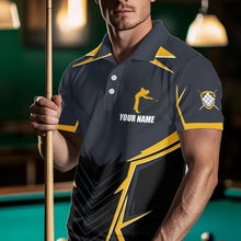 Load image into Gallery viewer, 9 Ball Billiard Jerseys For Men Custom Polo &amp; Quarter-Zip Billiard Team Shirts, 9 Ball Pool Shirt TDM3615