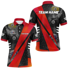 Load image into Gallery viewer, Best Custom Billiard Jerseys Uniform For Men, Personalized Tournament Billiard Shirts |Red TDM2141