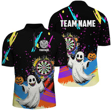 Load image into Gallery viewer, Colorful Dartboard Funny Ghostly Custom Halloween Darts Shirt For Men Halloween Darts Gifts TDM2655