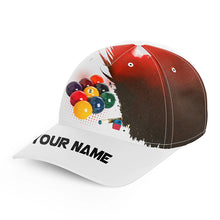 Load image into Gallery viewer, Personalized 9 Ball Pool 3D Printed Billiard Baseball Caps, Top Hat Billiard For Pool Player TDM2154