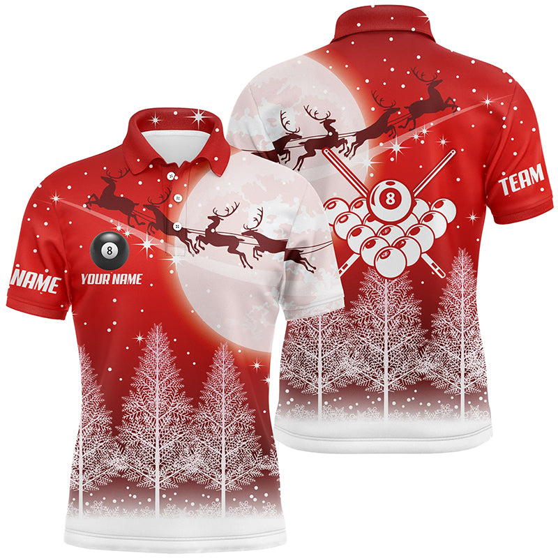 Personalized Billiard Funny Christmas Shirts For Men Custom Best Christmas Gifts For Billiard Lover TDM0499