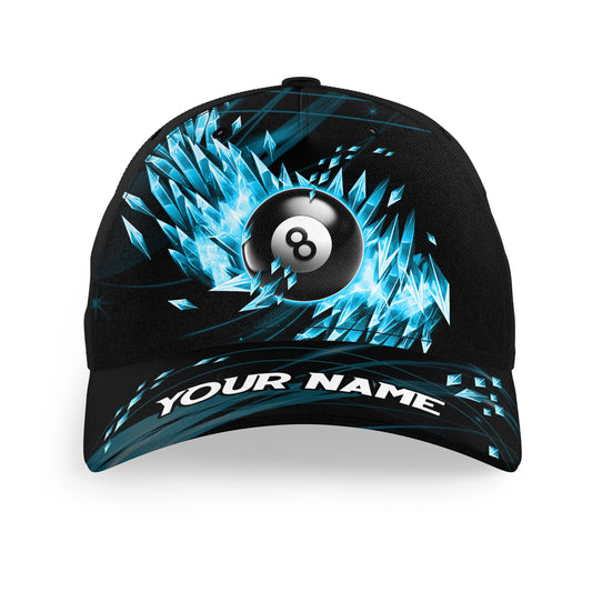 3D Frozen Ice Custom Billiard Baseball Caps For Men Women Player, Personalized Top Hat Billiard TDM1707