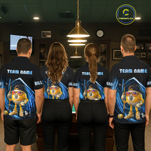 Load image into Gallery viewer, Blue Funny 9 Ball Billiard Shirt For Women Custom Pool Team Shirt, Billiard Jersey Polo &amp; 1/4 Zip TDM5834