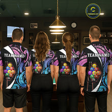 Load image into Gallery viewer, Personalized Tribal 9 Ball Billiard Shirt For Women Custom 9 Ball Pool Team Jersey Polo &amp; 1/4 Zip TDM6128
