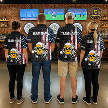 Load image into Gallery viewer, Funny Beer Grunge American Flag Darts Shirt For Women Custom Patriotic Darts Team Jersey TDM5364