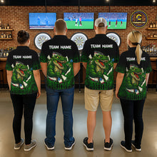 Load image into Gallery viewer, Black And Green Funny Sauropod Darts Shirt For Women Custom Darts Jersey Team Polo &amp; 1/4 Zip TDM5917