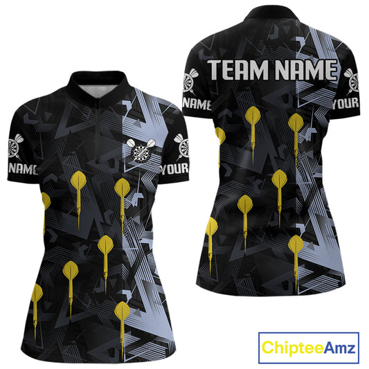 Persionalized Abstract Pattern Dart Arrows Dart Shirt For Women, Dart Team Jerseys NYN0107