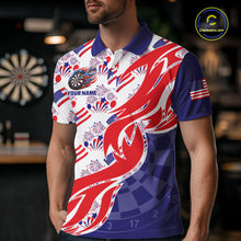 Load image into Gallery viewer, Custom America 250Th Anniversary Dart Polo &amp; Quarter-Zip Shirt For Men Patriotic USA Dart Jerseys NYN2824