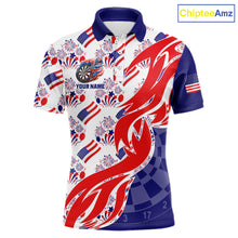 Load image into Gallery viewer, Custom America 250Th Anniversary Dart Polo &amp; Quarter-Zip Shirt For Men Patriotic USA Dart Jerseys NYN2824