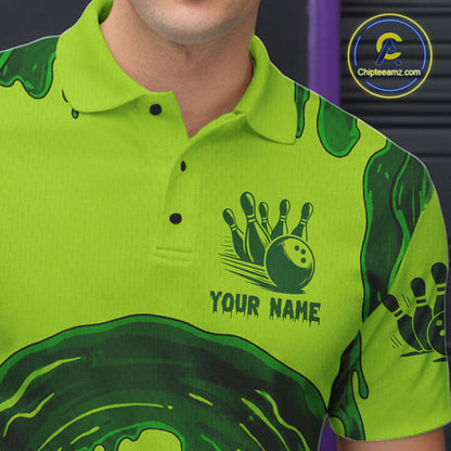 Smoking Funny Ball & Pins Bowling Shirt For Men Personalized Bowling Team Tournament Jersey NYN3749