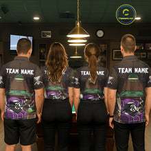 Load image into Gallery viewer, Funny Pool 8 Ball Smoking Women's Billiard Team Shirt Custom Billiard Polo &amp; 1/4 Zip Attire NYN2495