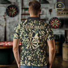 Load image into Gallery viewer, Custom Camouflage Pattern Dartboard Darts Polo Shirts For Men Outfits Darts Jerseys NYN2754