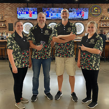 Load image into Gallery viewer, Custom Camouflage Pattern Dartboard Darts Polo Shirts For Men Outfits Darts Jerseys NYN2754