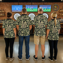Load image into Gallery viewer, Custom Camouflage Pattern Dartboard Darts Polo Shirts For Men Outfits Darts Jerseys NYN2754