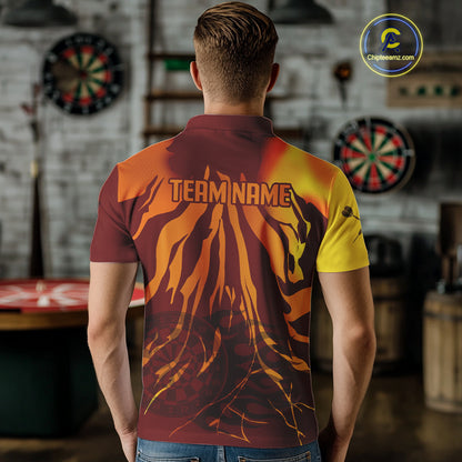Flame Dartboards Custom Colorful Dart Shirt For Men, Dart Team Jerseys NYN0232