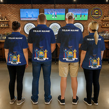 Load image into Gallery viewer, Personalized New York Flag Black Splatter Dart 1/4-Zip Shirts For Women Custom Dart Team Jerseys NYN2715