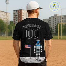 Load image into Gallery viewer, Custom Astronaut Baseball Shirt For Men Youth Astronaut Authentic Baseball Jersey NYN1379