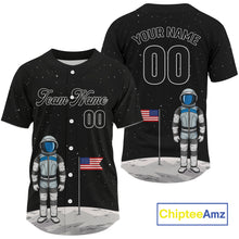 Load image into Gallery viewer, Custom Astronaut Baseball Shirt For Men Youth Astronaut Authentic Baseball Jersey NYN1379