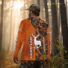 Load image into Gallery viewer, Personalized Orange Camo Deer Hunting 3D Printing Shirts for Hunters, Hunting Gifts NBT129