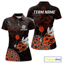 Load image into Gallery viewer, Bee &amp; Dart Arrow Honeycomb Darts Shirt For Women Custom Name &amp; Team Jersey | Opt2 NYN0652