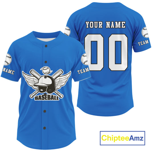 Custom White And Blue Baseball Jersey For Women Classic Youth Baseball Jerseys NYN0907
