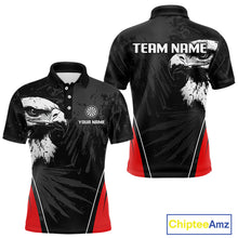 Load image into Gallery viewer, Custom Men&#39;s Darts Jersey Grunge Eagle And Dartboard Design For Darts Team NYN0272
