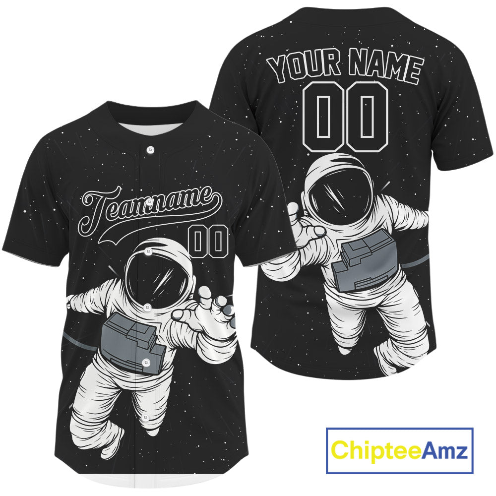 Custom Baseball Jersey For Men Personalized Astronaut Authentic Baseball Jersey NYN1182