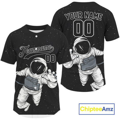 Custom Baseball Jersey For Men Personalized Astronaut Authentic Baseball Jersey NYN1182