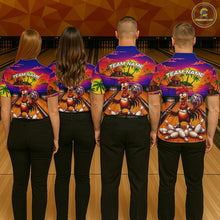 Load image into Gallery viewer, Funny Colorful Rooster Bowling Jerseys For Women Custom Summer Bowling Shirt Team Attire NYN3183