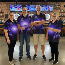 Load image into Gallery viewer, Custom Light Purple Cobra Darts Women Polo &amp; 1/4-Zip Dart Shirt Funny Rich Cobra Outfit Dart Jerseys NYN2902