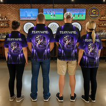 Load image into Gallery viewer, Custom Light Purple Cobra Darts Women Polo &amp; 1/4-Zip Dart Shirt Funny Rich Cobra Outfit Dart Jerseys NYN2902