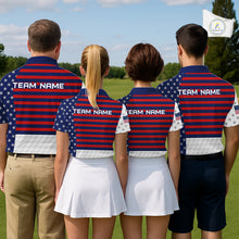 Load image into Gallery viewer, American Flag Anniversary Men Golf Polo Shirt Custom Golf Team Patriotic Golf Tops NYN3384