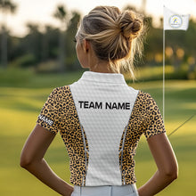 Load image into Gallery viewer, Camouflage Pattern Golf Ball Womens Golf Polo Shirts Custom Golf Team Clothing Golf Gifts For Women NYN2836