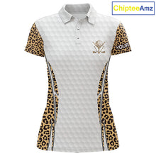 Load image into Gallery viewer, Camouflage Pattern Golf Ball Womens Golf Polo Shirts Custom Golf Team Clothing Golf Gifts For Women NYN2836