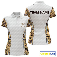 Load image into Gallery viewer, Camouflage Pattern Golf Ball Womens Golf Polo Shirts Custom Golf Team Clothing Golf Gifts For Women NYN2836