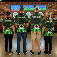 Load image into Gallery viewer, Cheer Beer &amp; Play Dartboard Shamrock Women Darts Quarter-Zip Shirt Custom St Patrick's Day Darts Jersey NYN2534