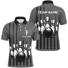 Load image into Gallery viewer, Personalized Bowling Shirt for Men Camo Bowling Jersey Polo Shirt Unisex QZT276