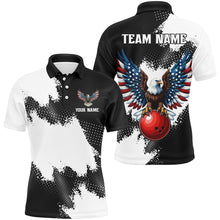 Load image into Gallery viewer, Custom Bowling Shirt Eagle Bowling Team Jersey Men Polo Shirt for Bowlers QZT296