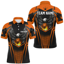 Load image into Gallery viewer, Custom Eagle Bowling Shirts Polo Bowling Team League for Men QZT434