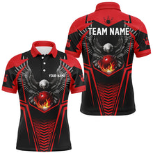 Load image into Gallery viewer, Custom Eagle Bowling Shirts Polo Bowling Team League for Men QZT434