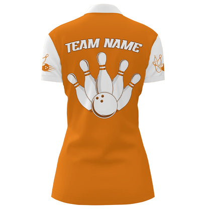 Personalized Bowling Shirt 1/4 Zip Bowling Shirt for Women Bowling Team League QZT279