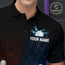 Load image into Gallery viewer, Custom Crazy Bowling Shirt for Team Flame &amp; Water Bowling Jersey for Men Bowling Unisex QZT745