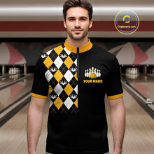 Load image into Gallery viewer, Chick Bowling Shirt Funny Chicken Bowling Team Jersey for Men Polo &amp; Quarter-Zip Bowling League QZT705