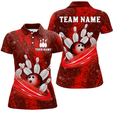 Load image into Gallery viewer, Custom Women 3D Bowling Shirts Bowling Team Jersey Polo Bowlers Gifts Multicolor QZT473
